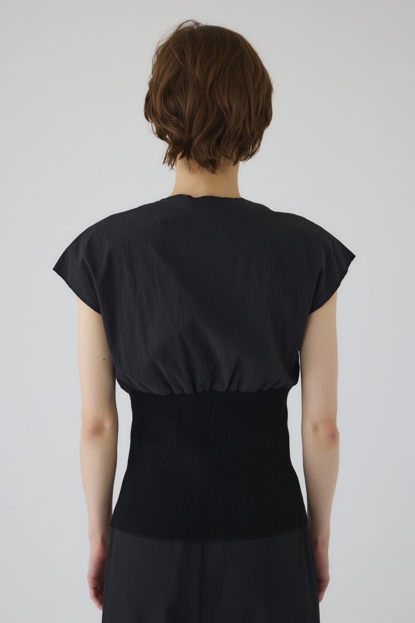 Docking cut off design tops BLK FREE