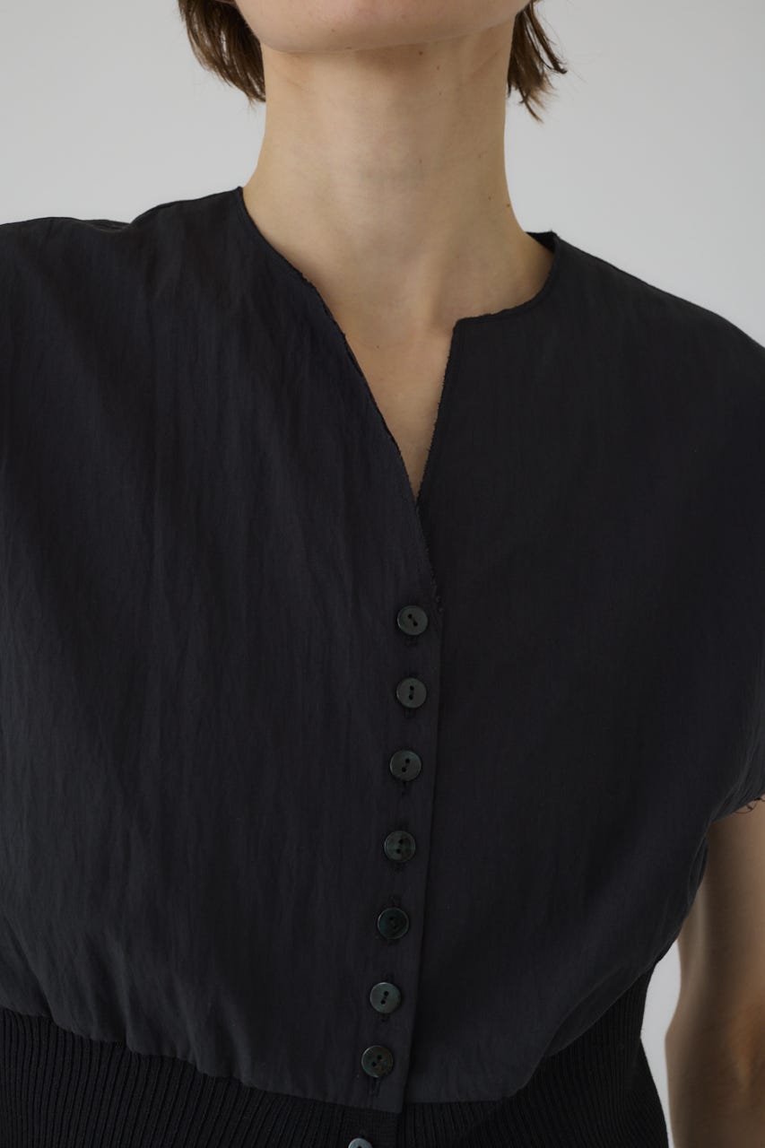 Docking cut off design tops BLK FREE