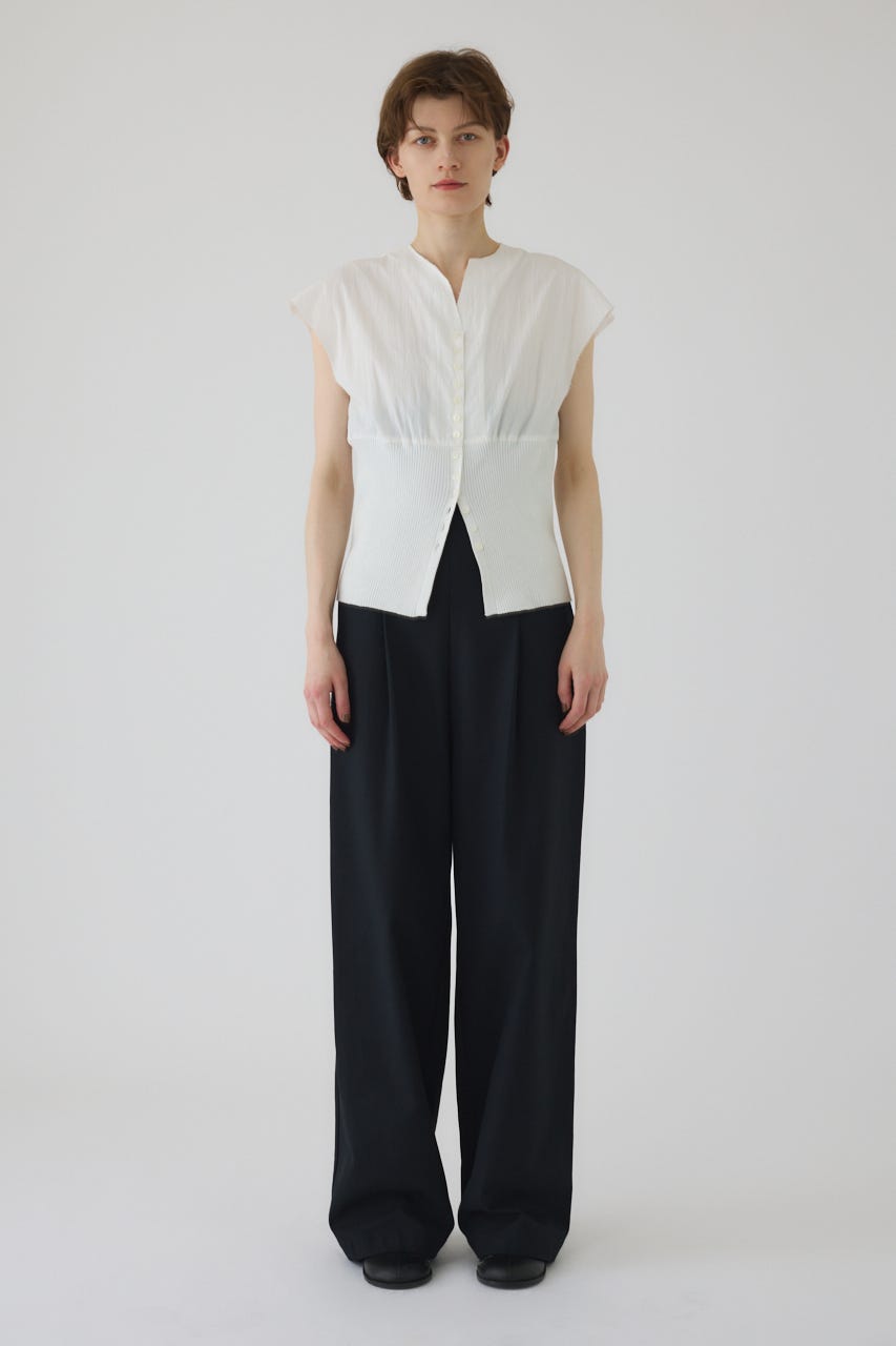 Docking cut off design tops WHT FREE