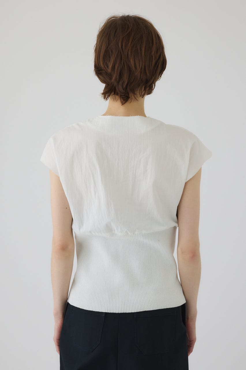 Docking cut off design tops WHT FREE