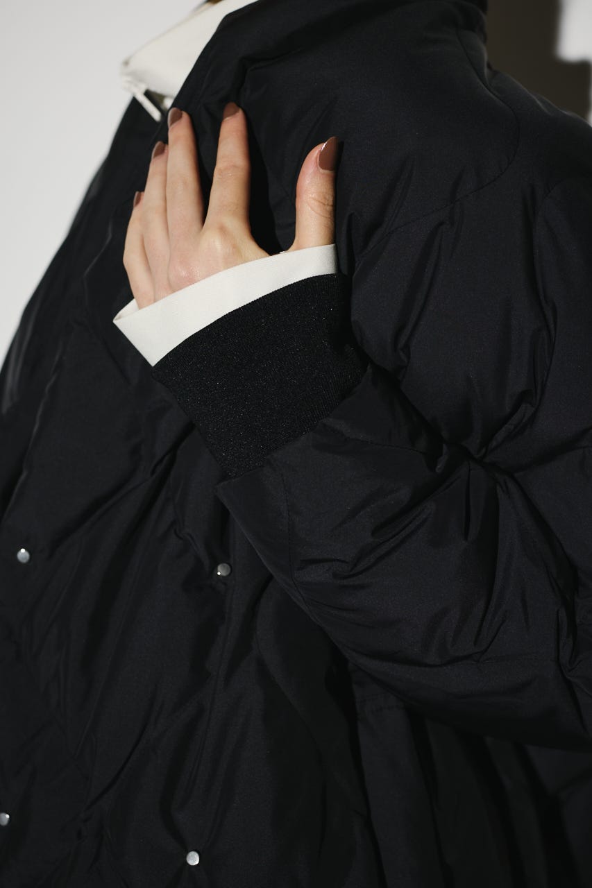 RIM.ARK High stand collar fur CT ブラック RIM.ARK High stand collar fur CT BLACK
