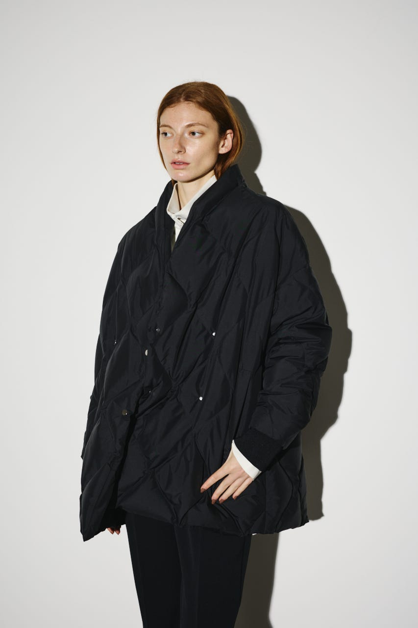 RIM.ARK Wrapped cocoon down CT ダウン　コート　黒 RIM.ARK（リムアーク）の「Wrapped cocoon down CT（ダウン