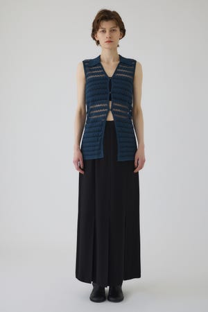 RIM.ARK | Cut drape SK (LONG SKIRTS ) |RIM.ARK ONLINE STORE