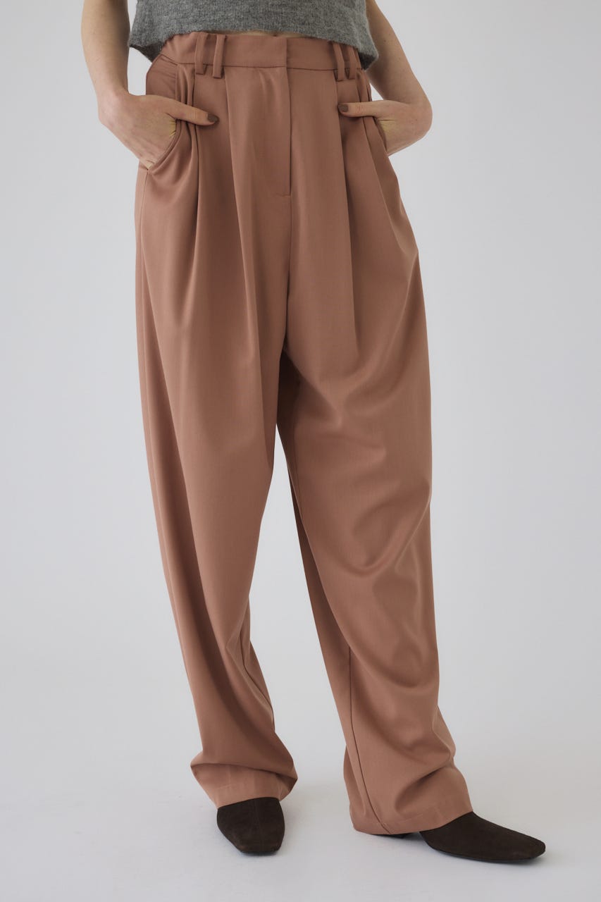 RIM.ARK | W tuck wide slacks (PANTS ) |RIM.ARK ONLINE STORE