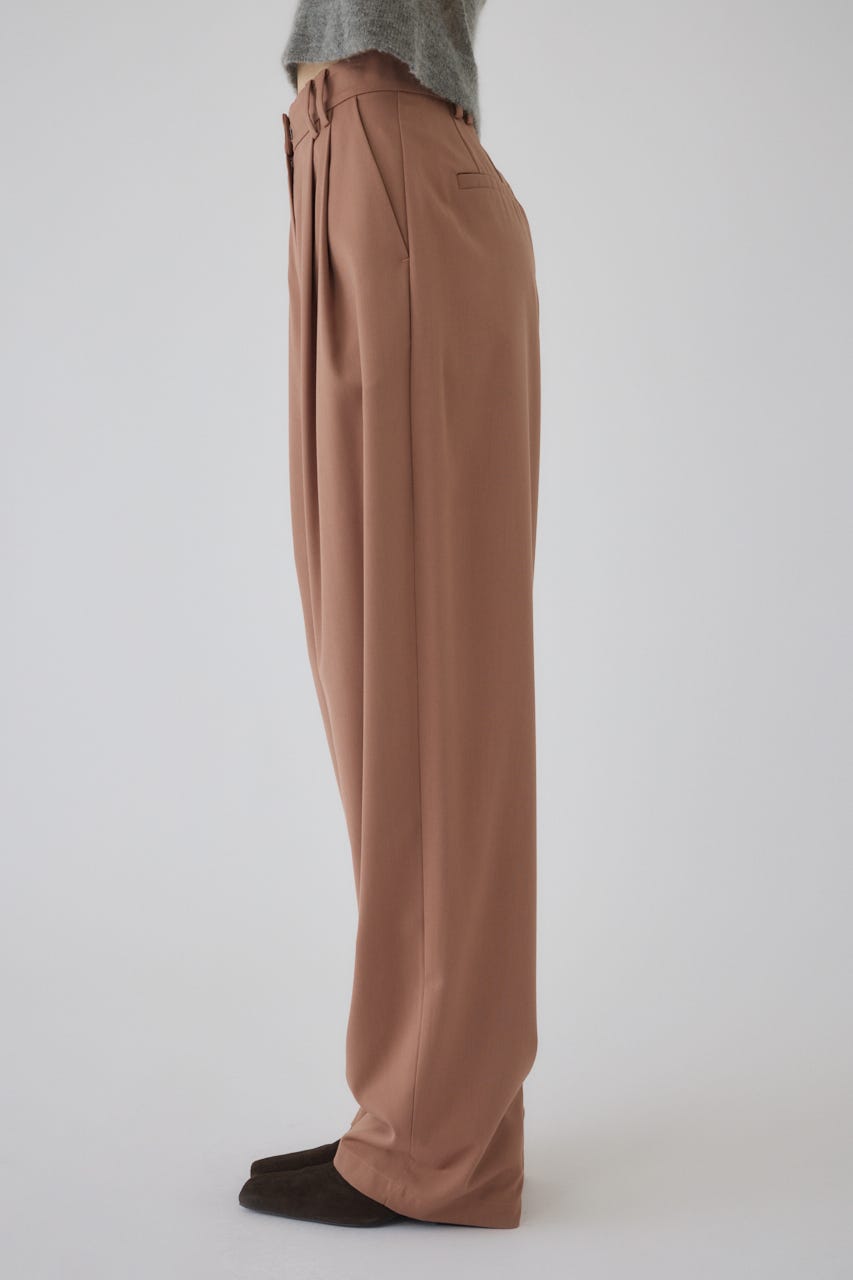 RIM.ARK | W tuck wide slacks (PANTS ) |RIM.ARK ONLINE STORE