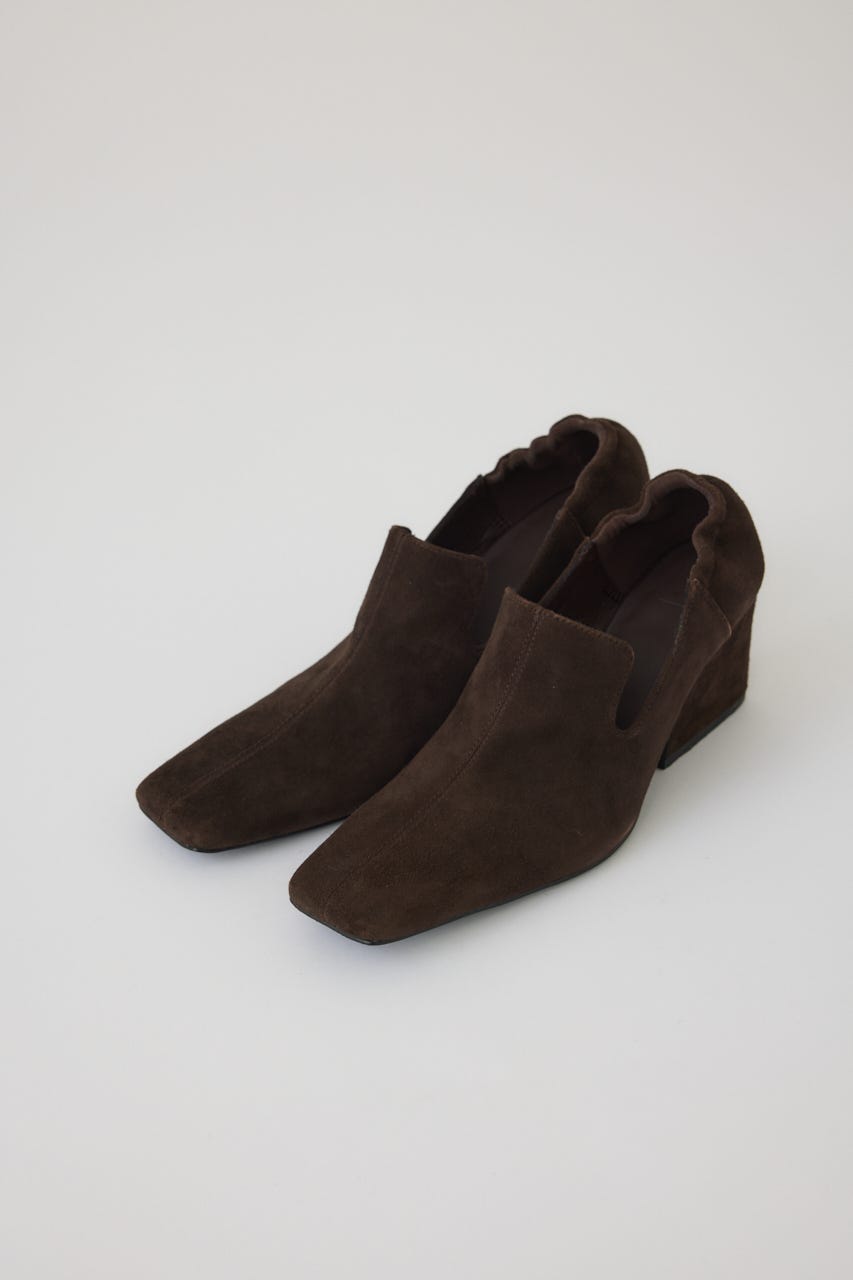 8/1- order start Suede square toe heel BRN 39