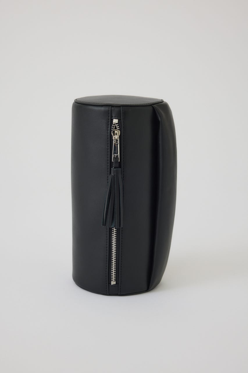 8/1- order start Drum leather clutch bag BLK FREE