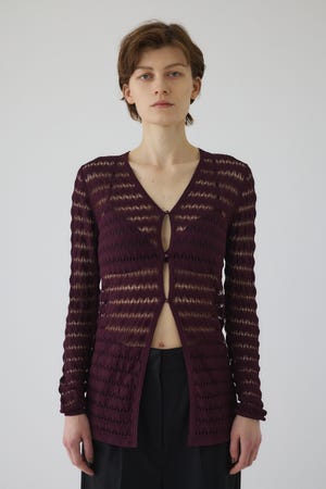 RIM.ARK(リムアーク) Crochet loose knit RIM.ARK（リムアーク）の「Crochet loose knit（タンクトップ