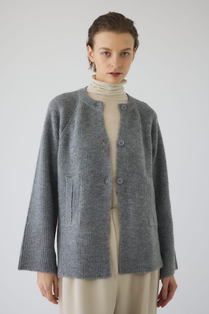 10/22- order start Poncho like raglan knit C/D GRY FREE