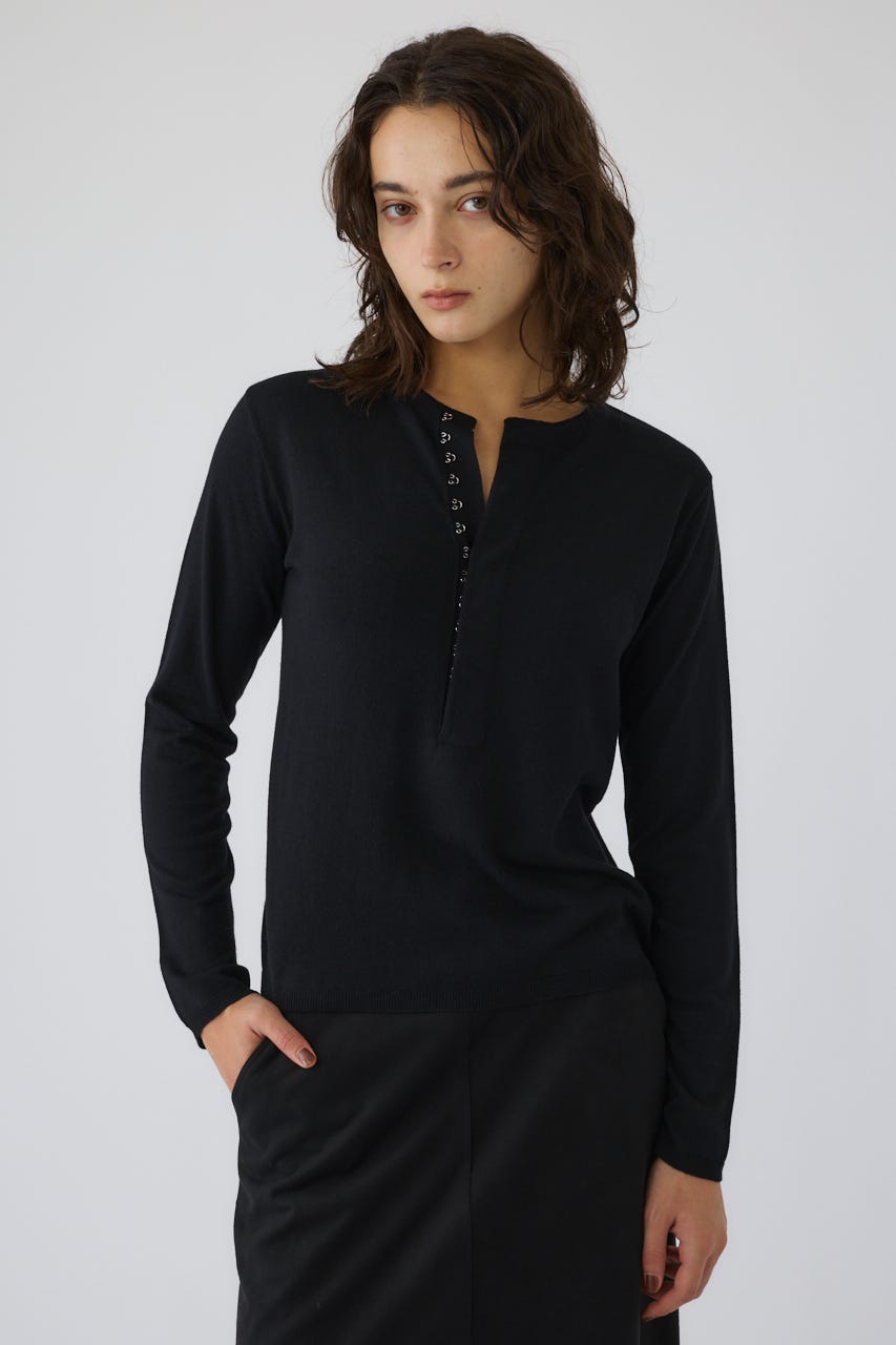 トップス Hook design silk blend knit RIM.ARK RIM.ARK | Hook design silk blend knit (KNITWEAR ) |RIM.ARK