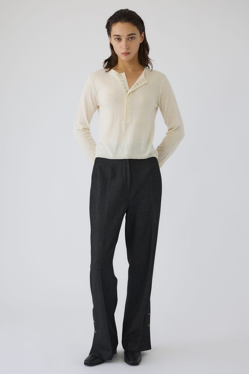 RIM.ARK | Hook design silk blend knit (KNITWEAR ) |RIM.ARK