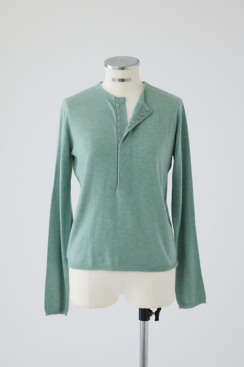 トップス Hook design silk blend knit RIM.ARK RIM.ARK | Hook design silk blend knit (KNITWEAR ) |RIM.ARK