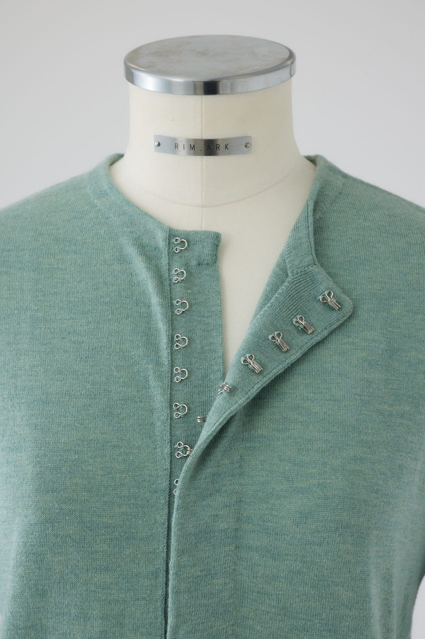 RIM.ARK | Hook design silk blend knit (KNITWEAR ) |RIM.ARK