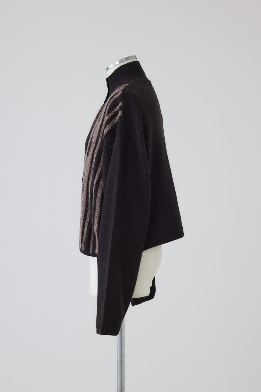 RIM.ARK | Different surfaces knit CD (CARDIGANS ) |RIM.ARK