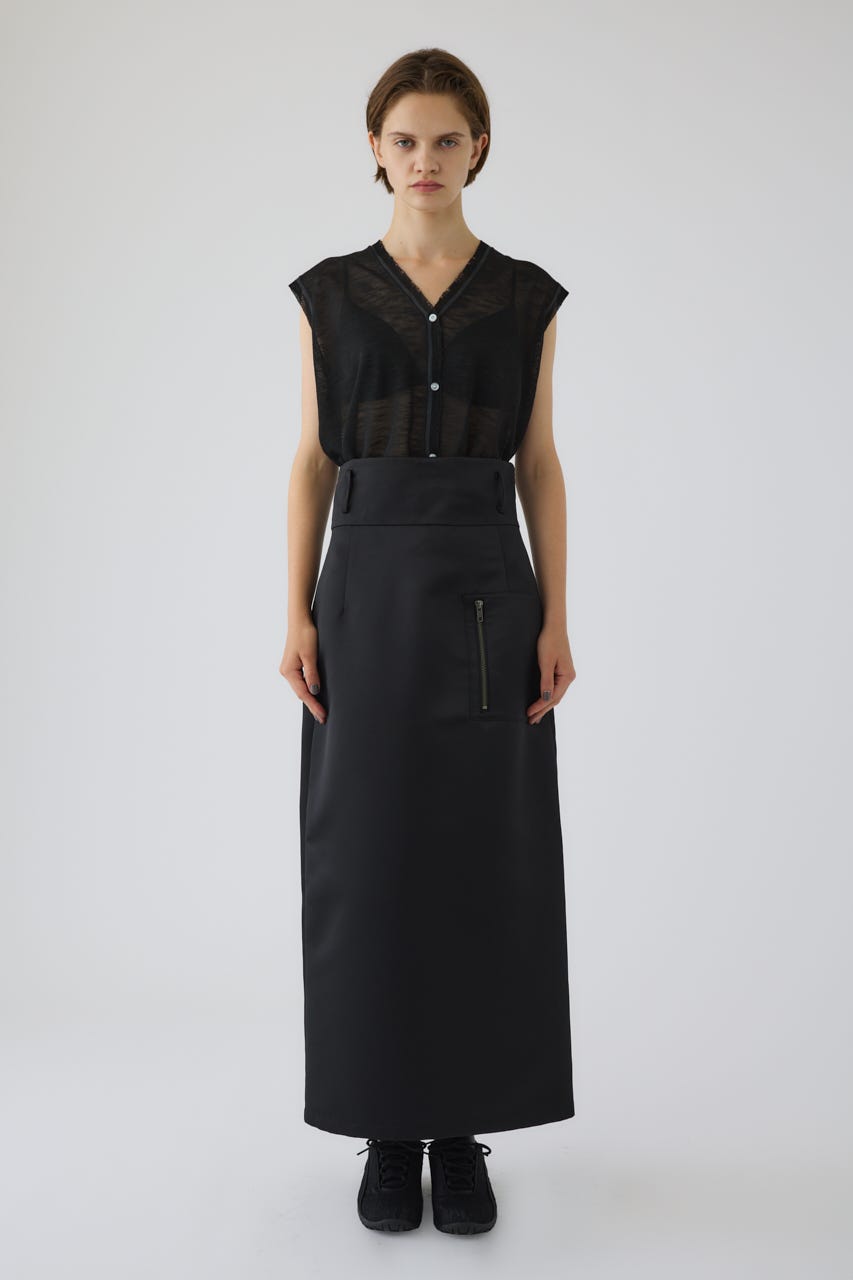 Dry touch summer knit vest BLK FREE