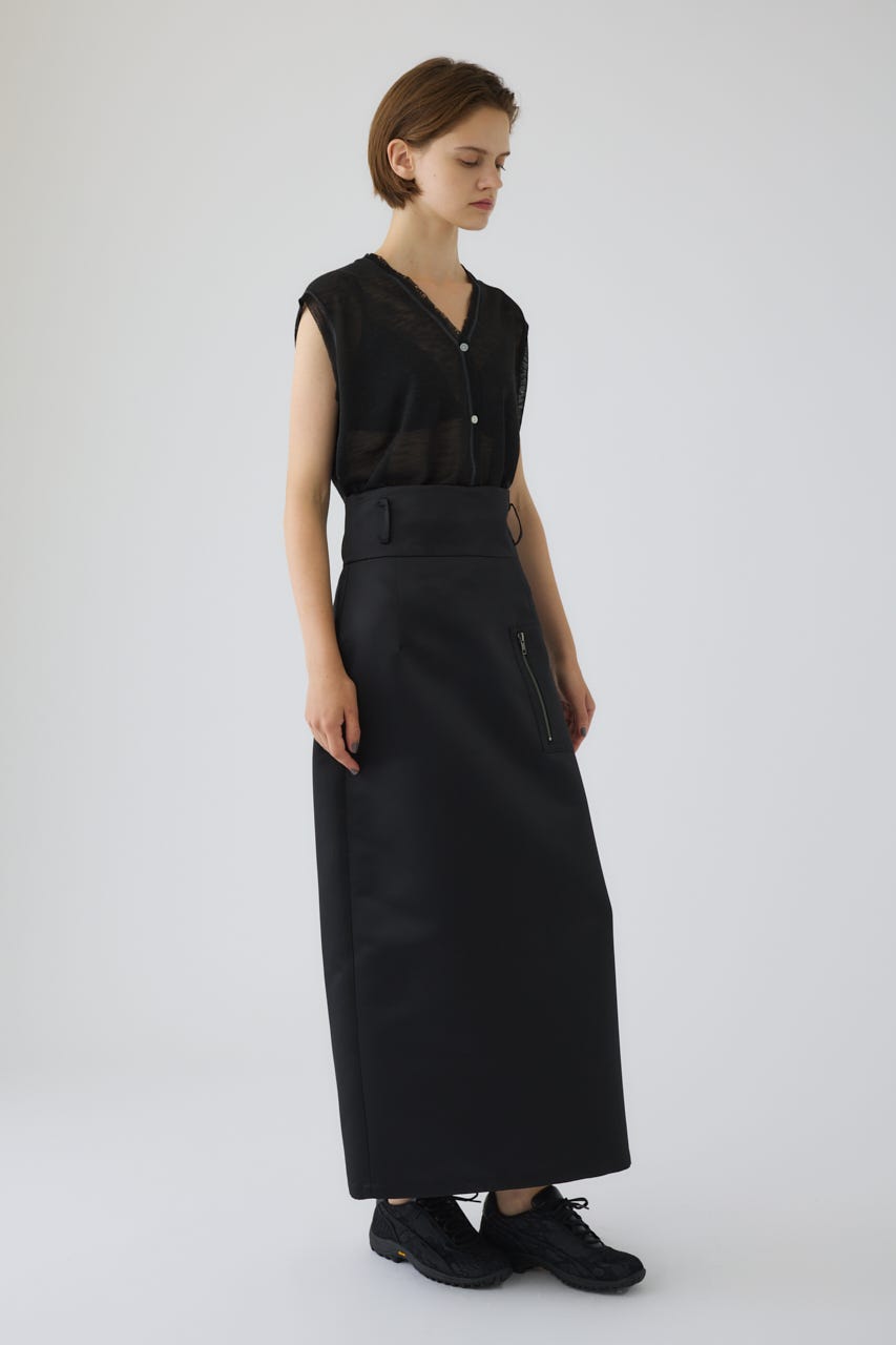 Dry touch summer knit vest BLK FREE