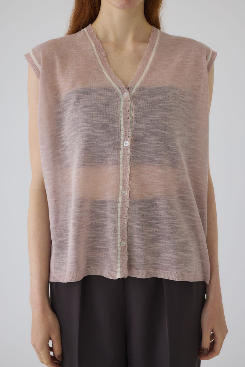 Dry touch summer knit vest PNK FREE