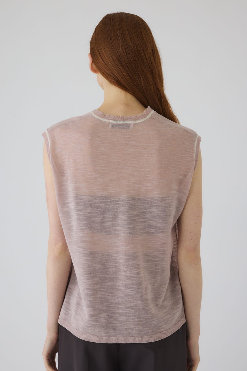 Dry touch summer knit vest PNK FREE