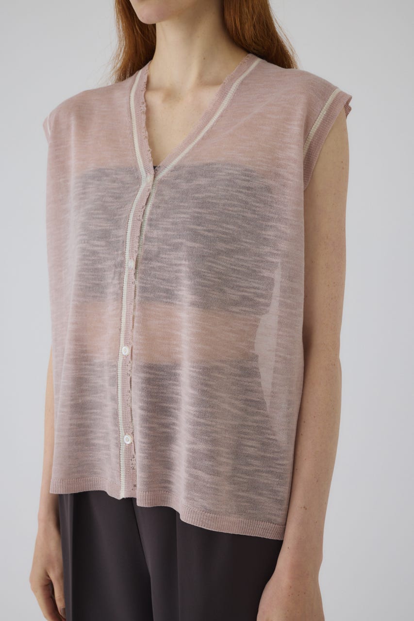 Dry touch summer knit vest PNK FREE