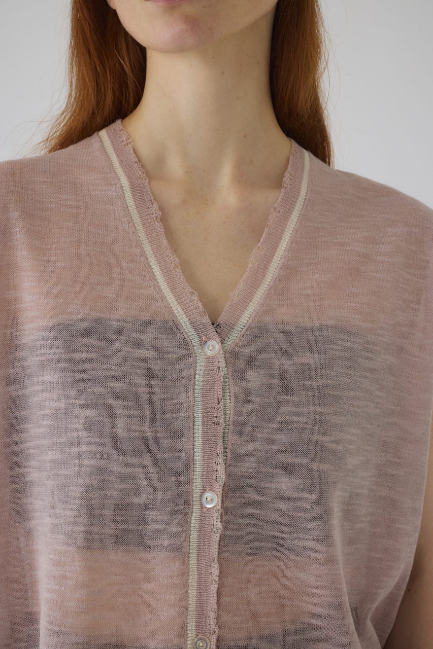 Dry touch summer knit vest PNK FREE