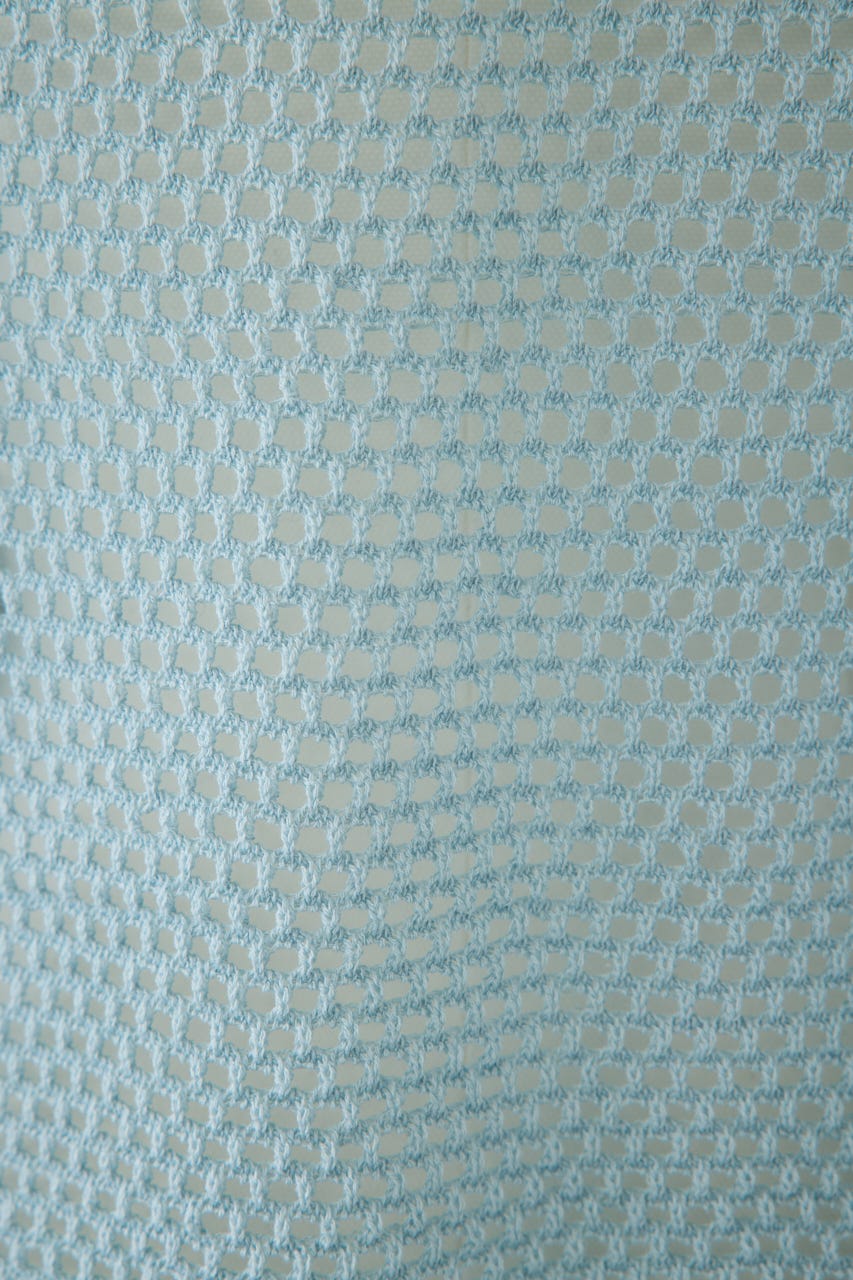 See through long sleeve tops L/BLU FREE