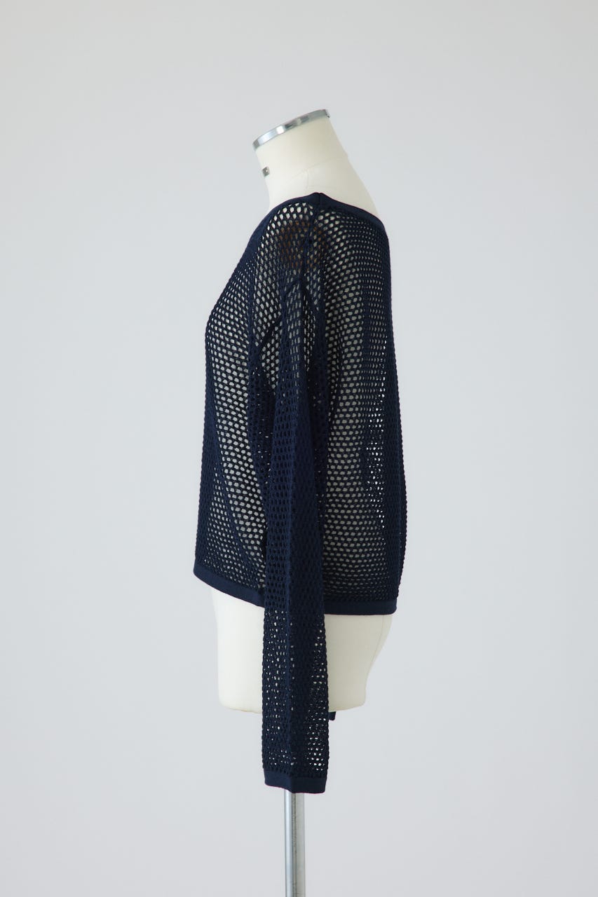 See through long sleeve tops NVY FREE