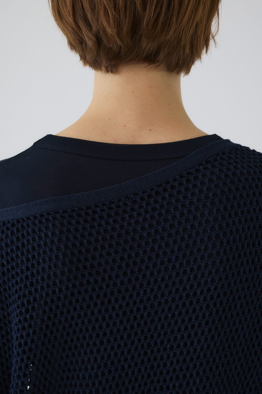 See through long sleeve tops NVY FREE