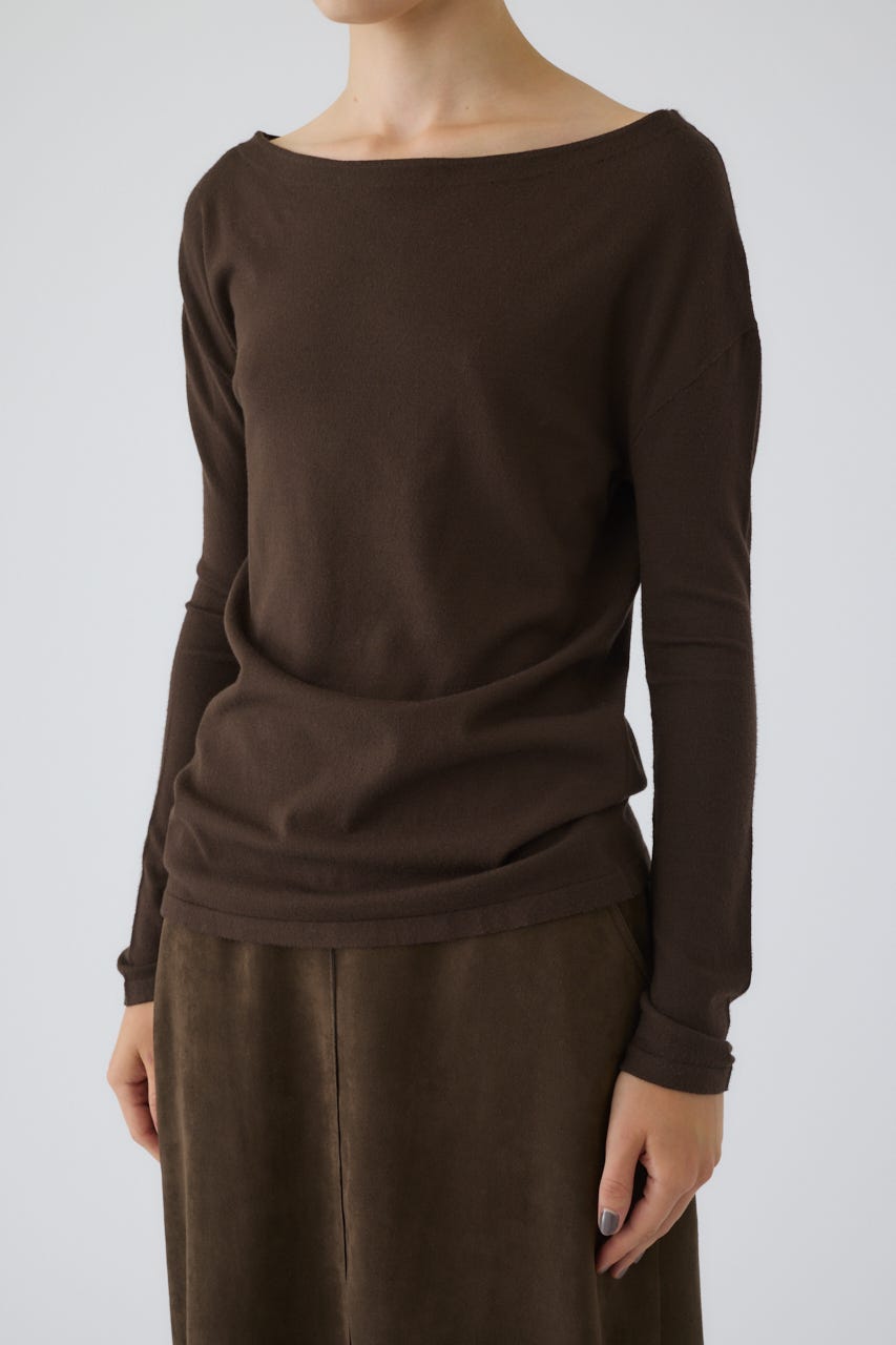 RIM.ARK | Soft touch off shoulder tops (KNITWEAR ) |RIM.ARK