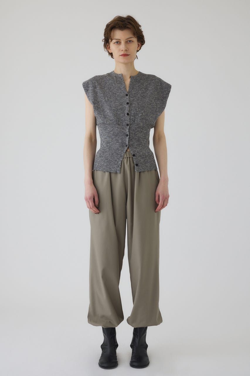 5/23-order start 【RESTOCK PRE ORDER】Mix yarn rib knit M/NVY FREE