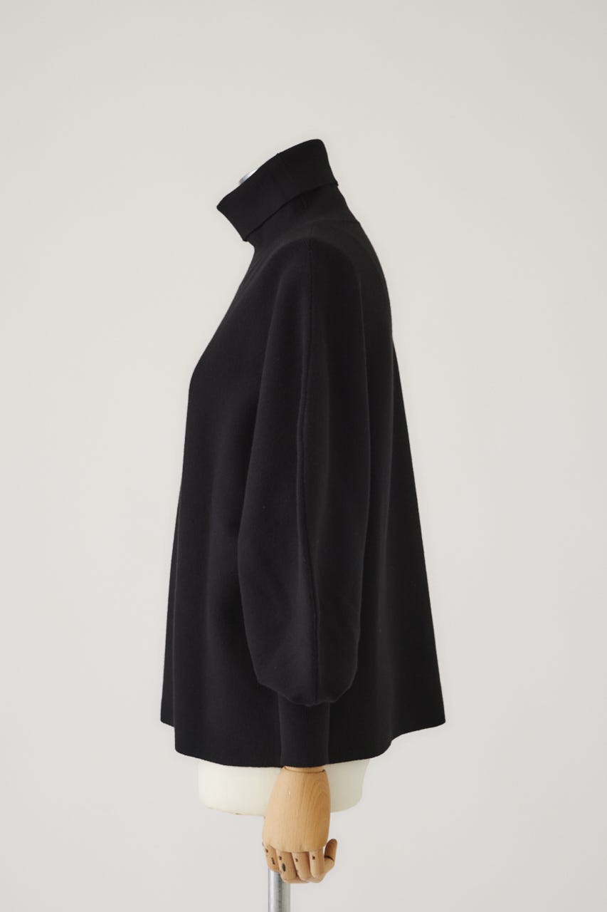 Dolman wide washable knit BLK 38