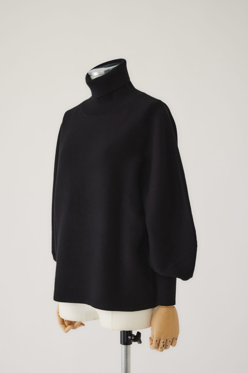 Dolman wide washable knit BLK 38