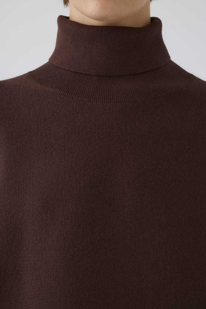 Dolman wide washable knit D/BRN 36