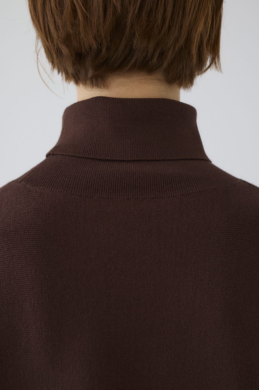 Dolman wide washable knit D/BRN 36