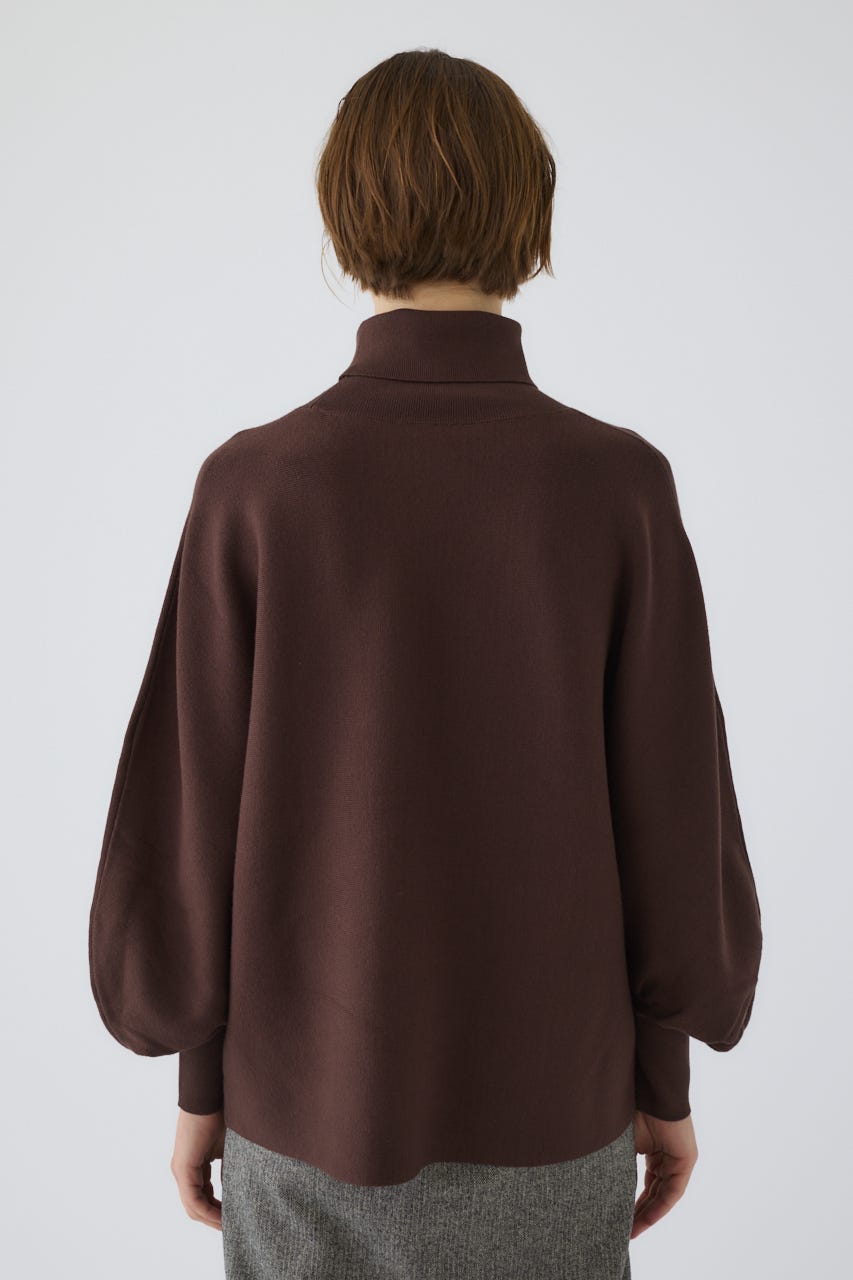 Dolman wide washable knit D/BRN 36