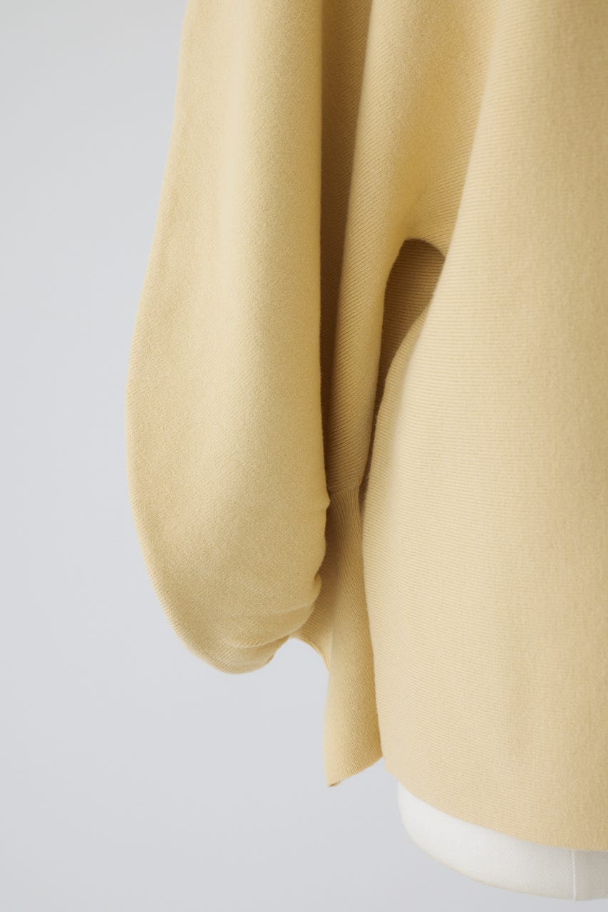 Dolman wide washable knit L/YEL 38