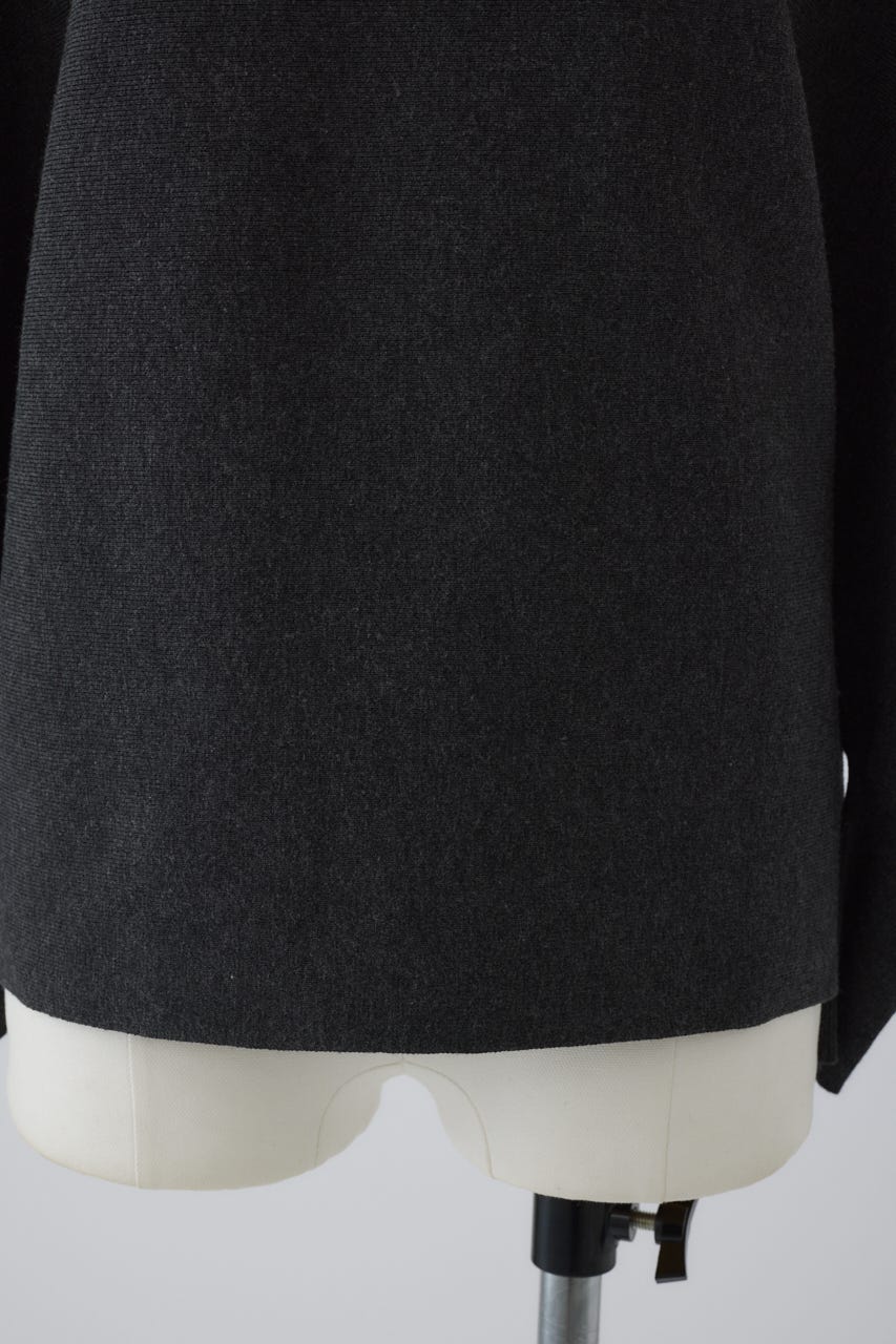 Dolman wide washable knit M/GRY 36