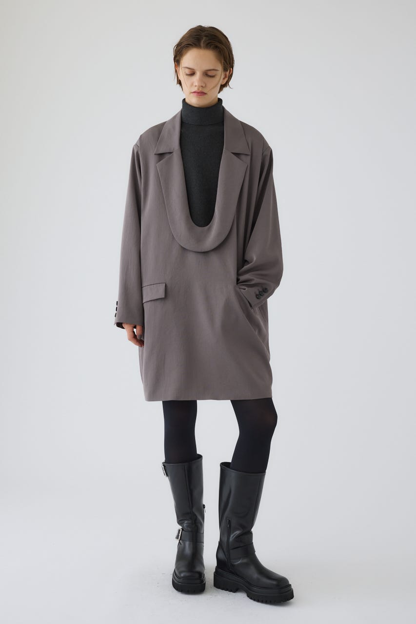 Dolman wide washable knit M/GRY 36