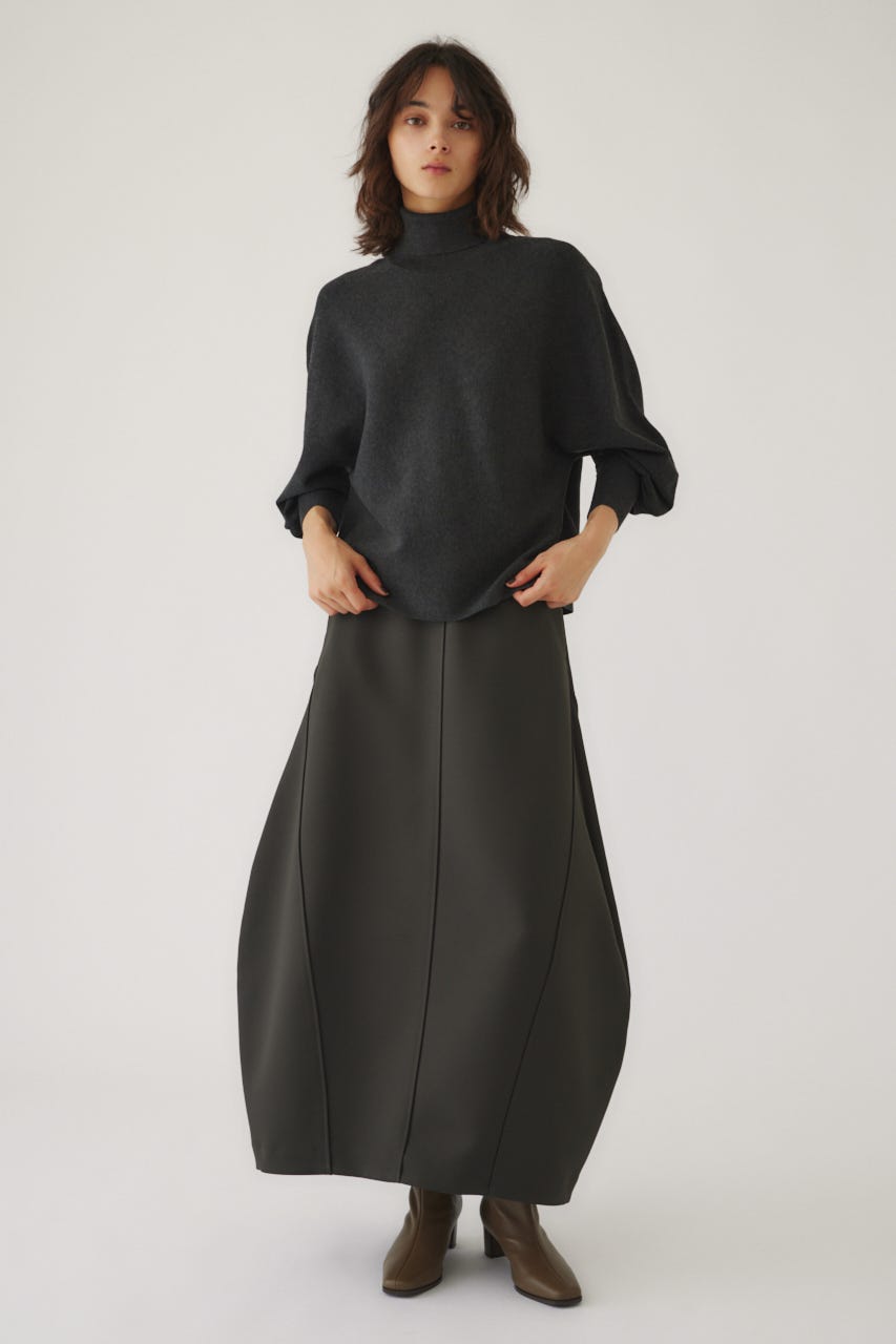 Dolman wide washable knit M/GRY 36