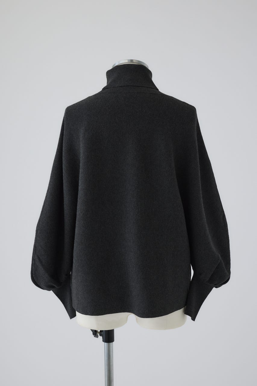 Dolman wide washable knit M/GRY 36