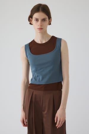 リムアーク新品⭐️洗える❗️ドッキングデザイントップスセーラーバックフリルTシャツ Back open classy SH バックオープンクラッシーシャツ（シャツ