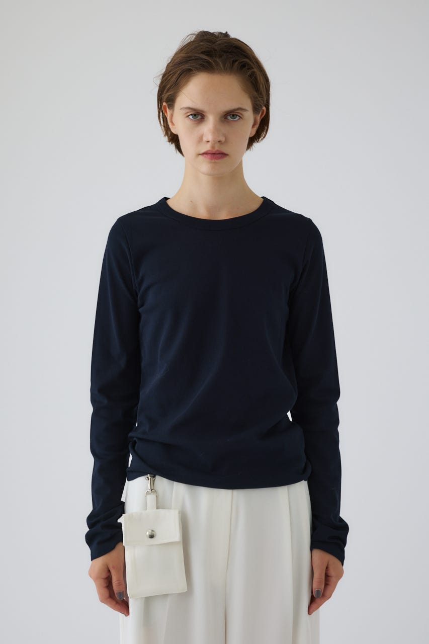 9/3- order start High gauge cotton long T/SH NVY FREE