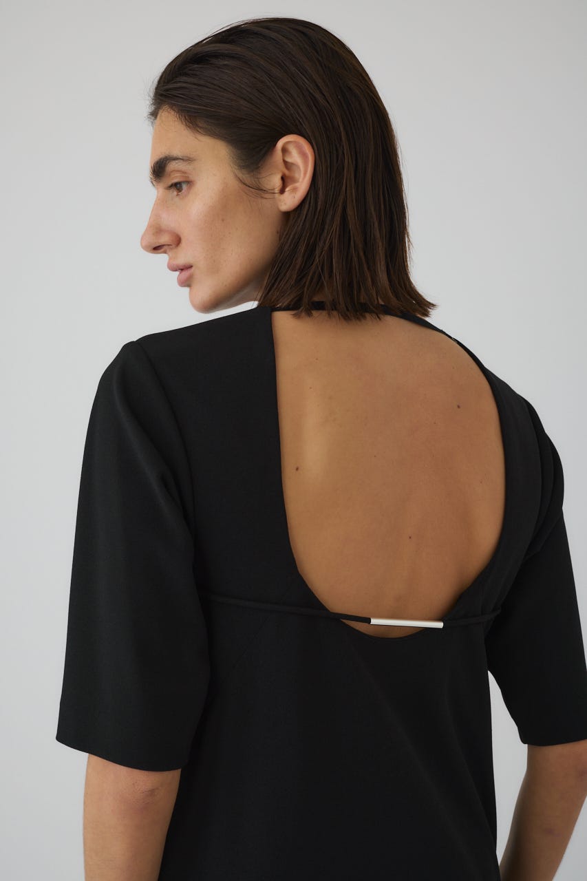 2/4- order start Deformed open dress BLK 38