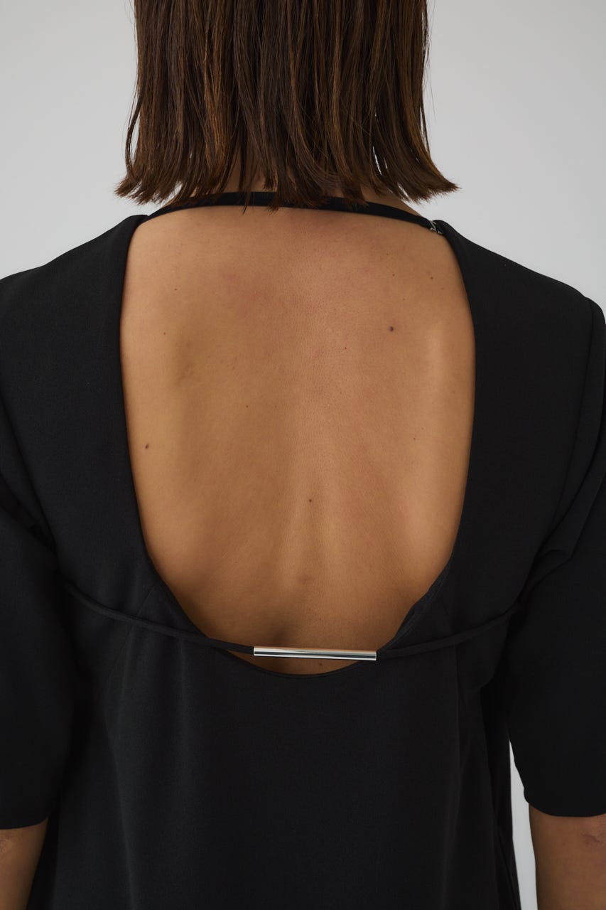 2/4- order start Deformed open dress BLK 38