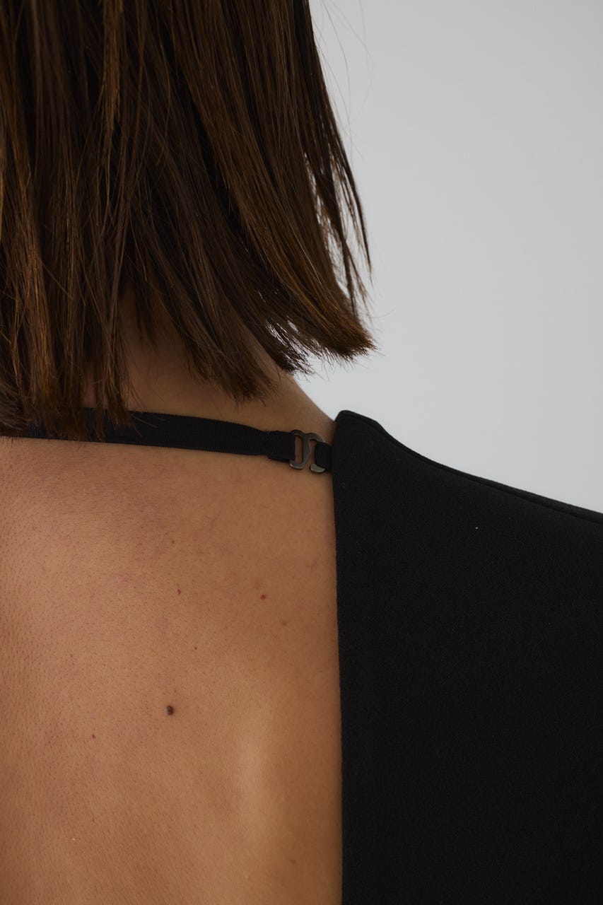 2/4- order start Deformed open dress BLK 38