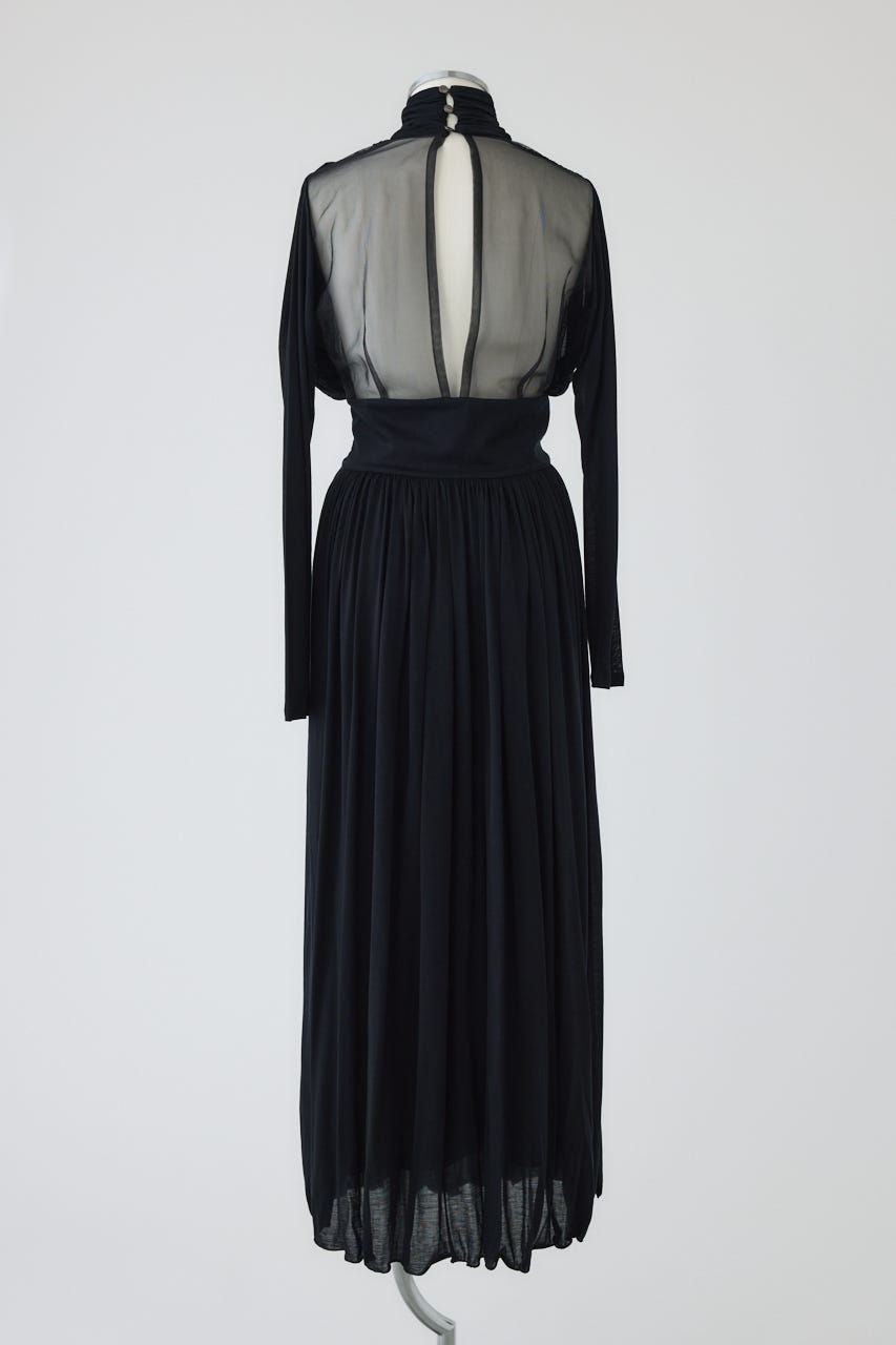 9/3- order start Flowing drape dress BLK 36