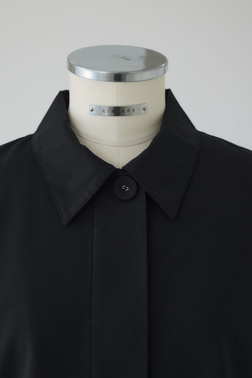 Linen like rugby SH BLK FREE