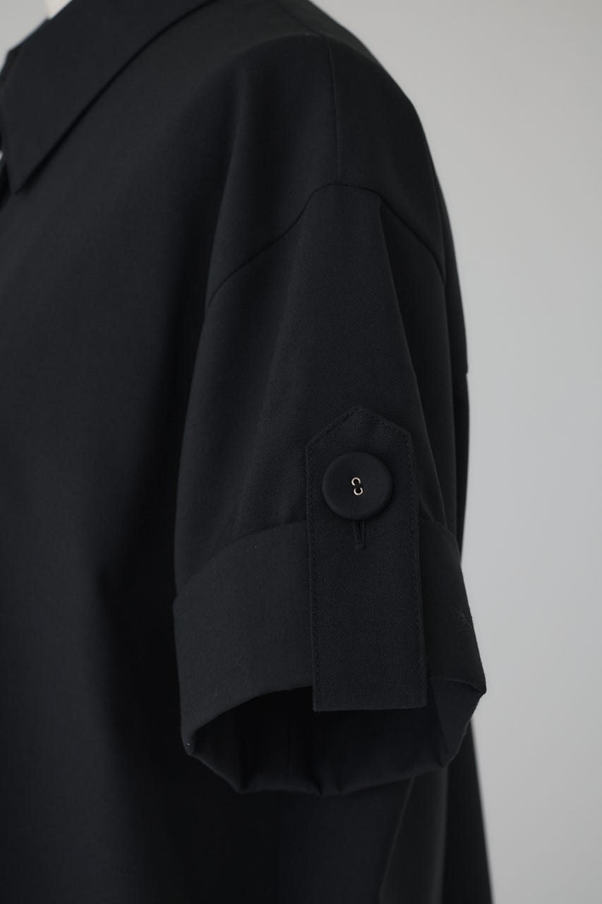 Linen like rugby SH BLK FREE