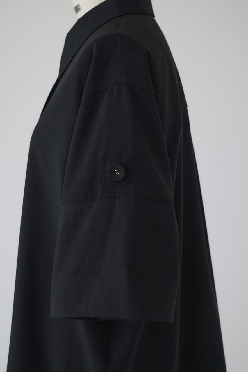 Linen like rugby SH BLK FREE