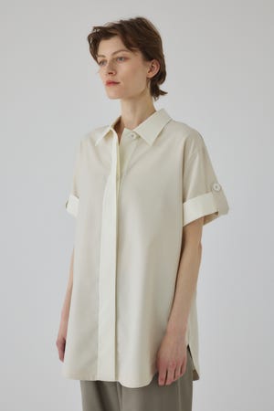 Linen like rugby SH リネンライクラガーシャツ リムアーク RIM.ARK | Linen like rugby SH (SHIRTS & BLOUSES ) |RIM.ARK