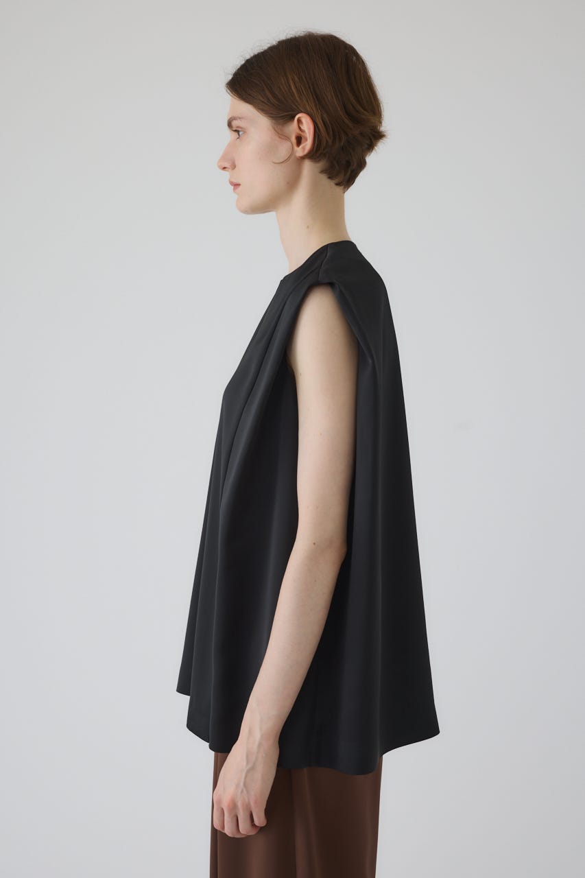 Satin chic vest BLK FREE